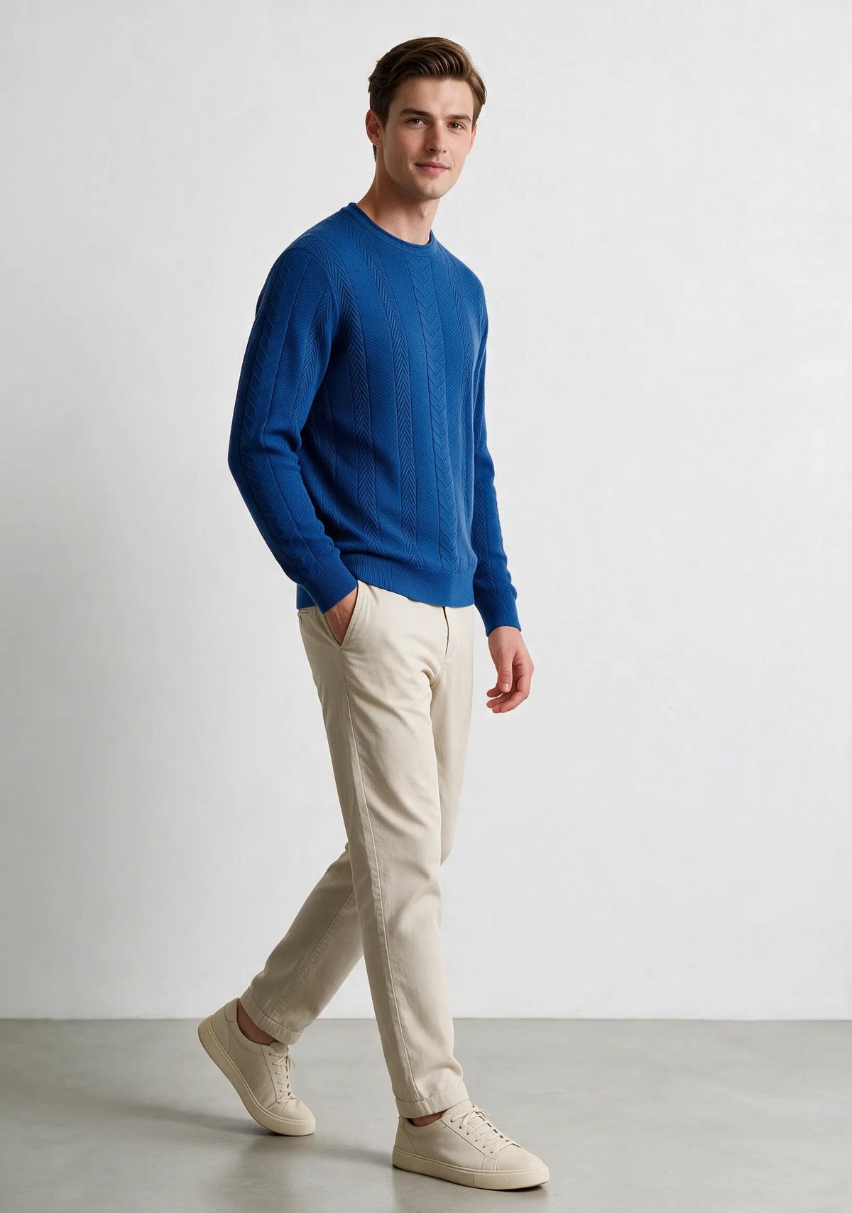 Maglia  jacquard |Colore:Royal