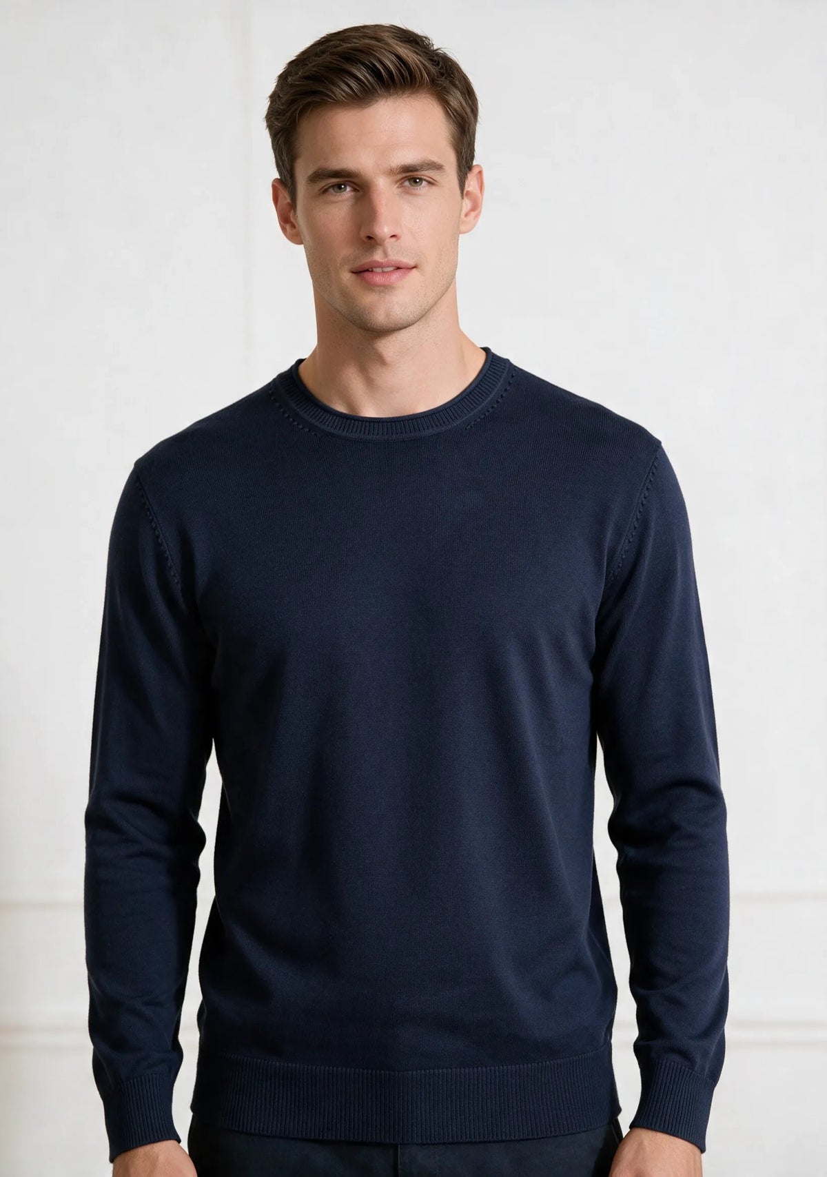 Maglio collo risvoltato|Colore:Blue navy
