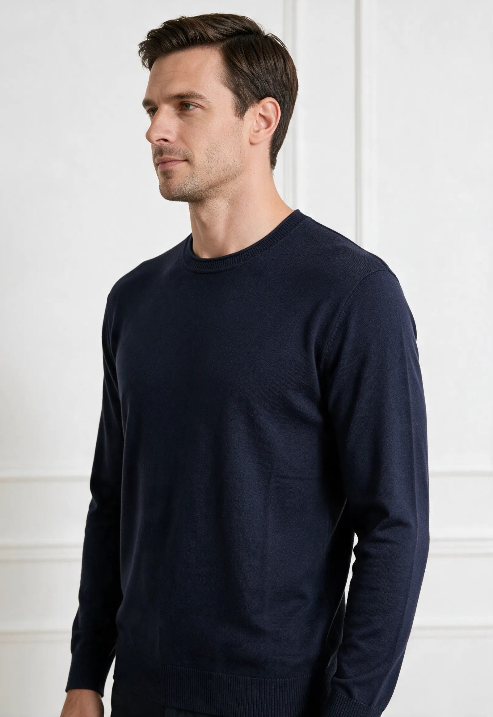 Maglio collo risvoltato|Colore:Blue navy