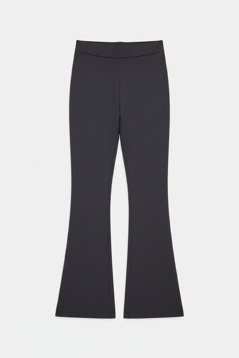 Il pantalone flare  |Colore:Antracite
