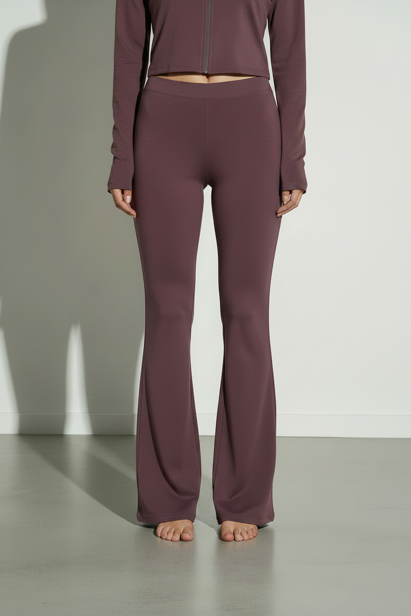 Il pantalone flare  |Colore:Mirtillo