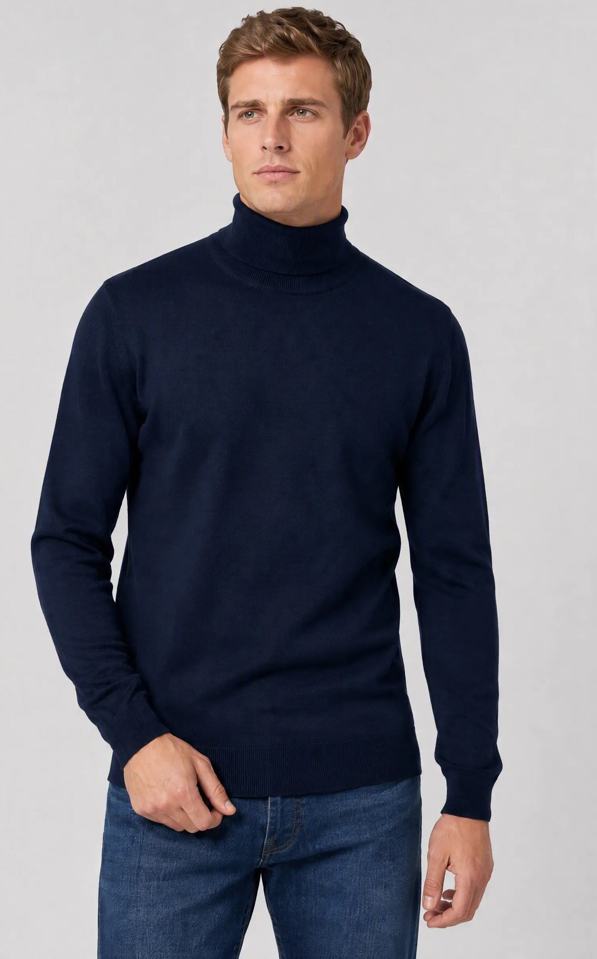 Maglia dolcevita|Colore:Blu navy