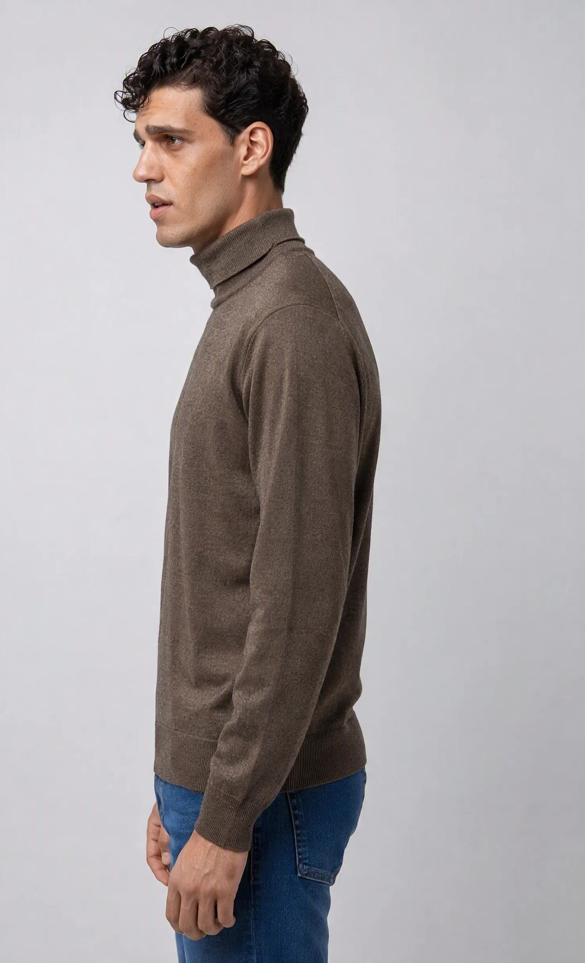 Maglia dolcevita|Colore:Mud melange
