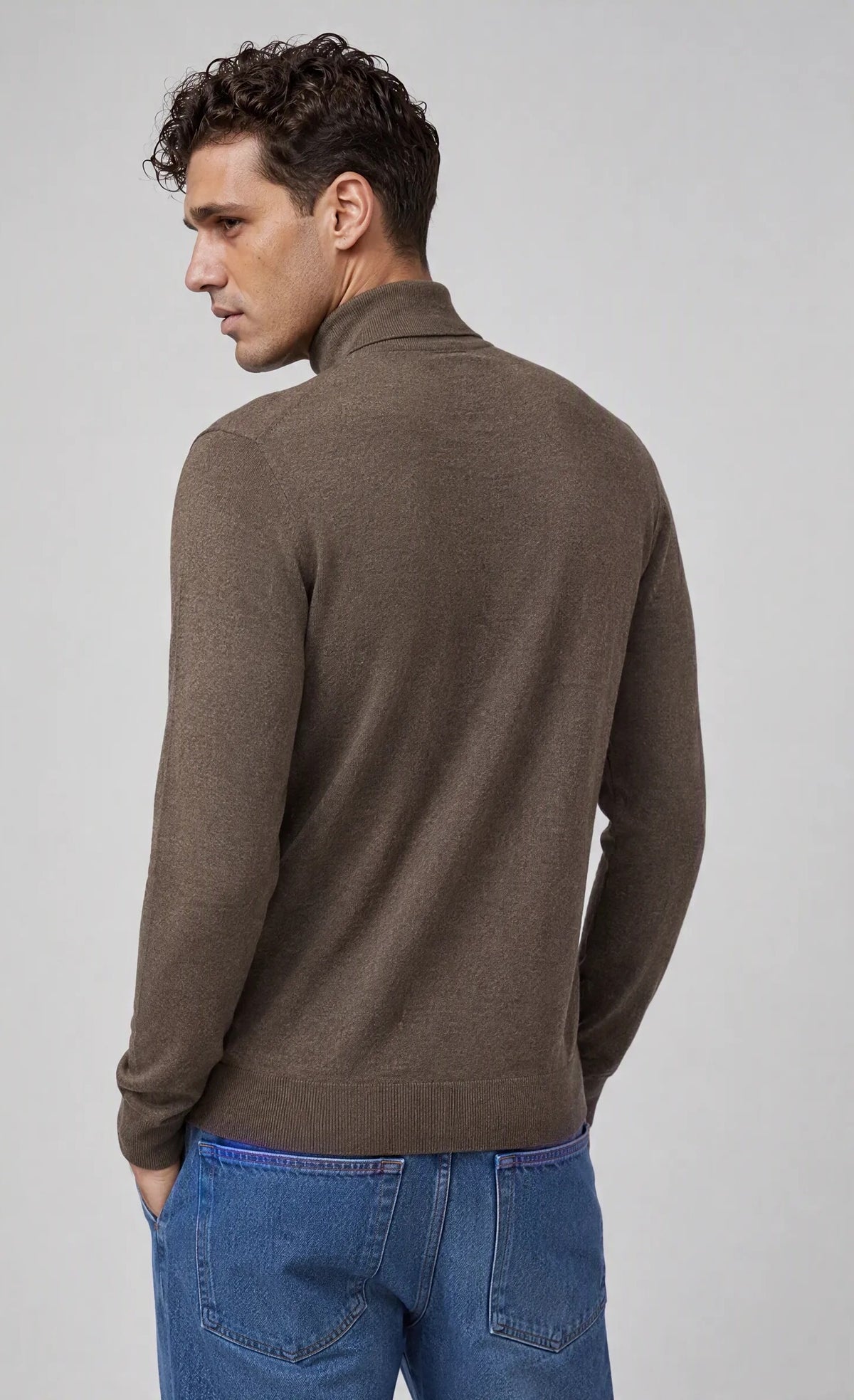 Maglia dolcevita|Colore:Mud melange