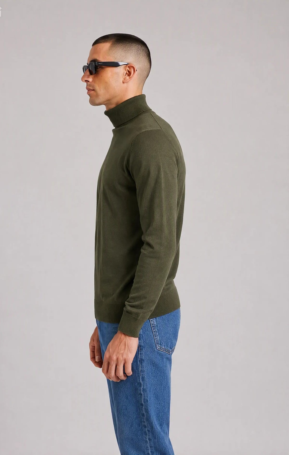 Maglia dolcevita|Colore:Military green