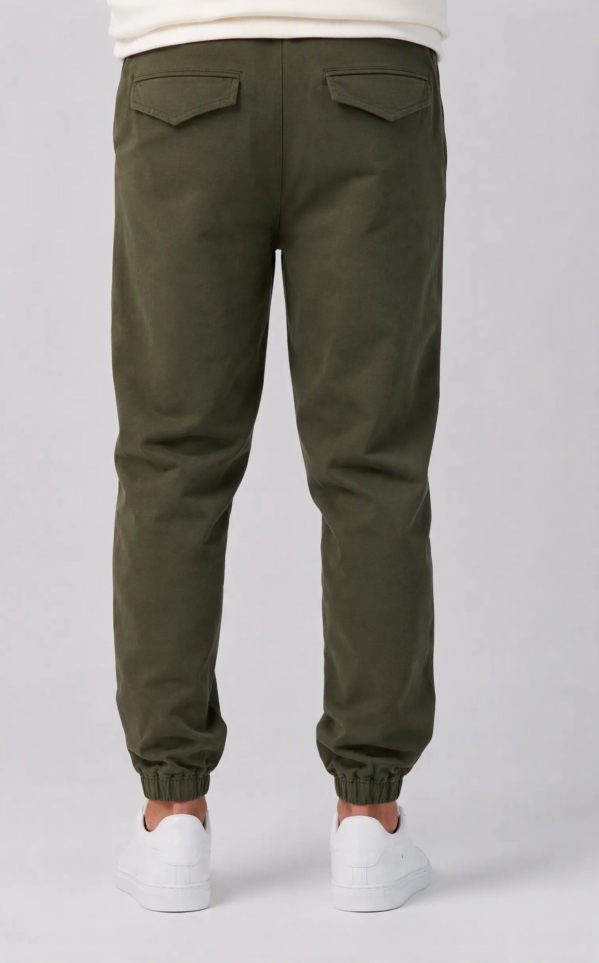 Pantalone jogger|Colore:Verde militare