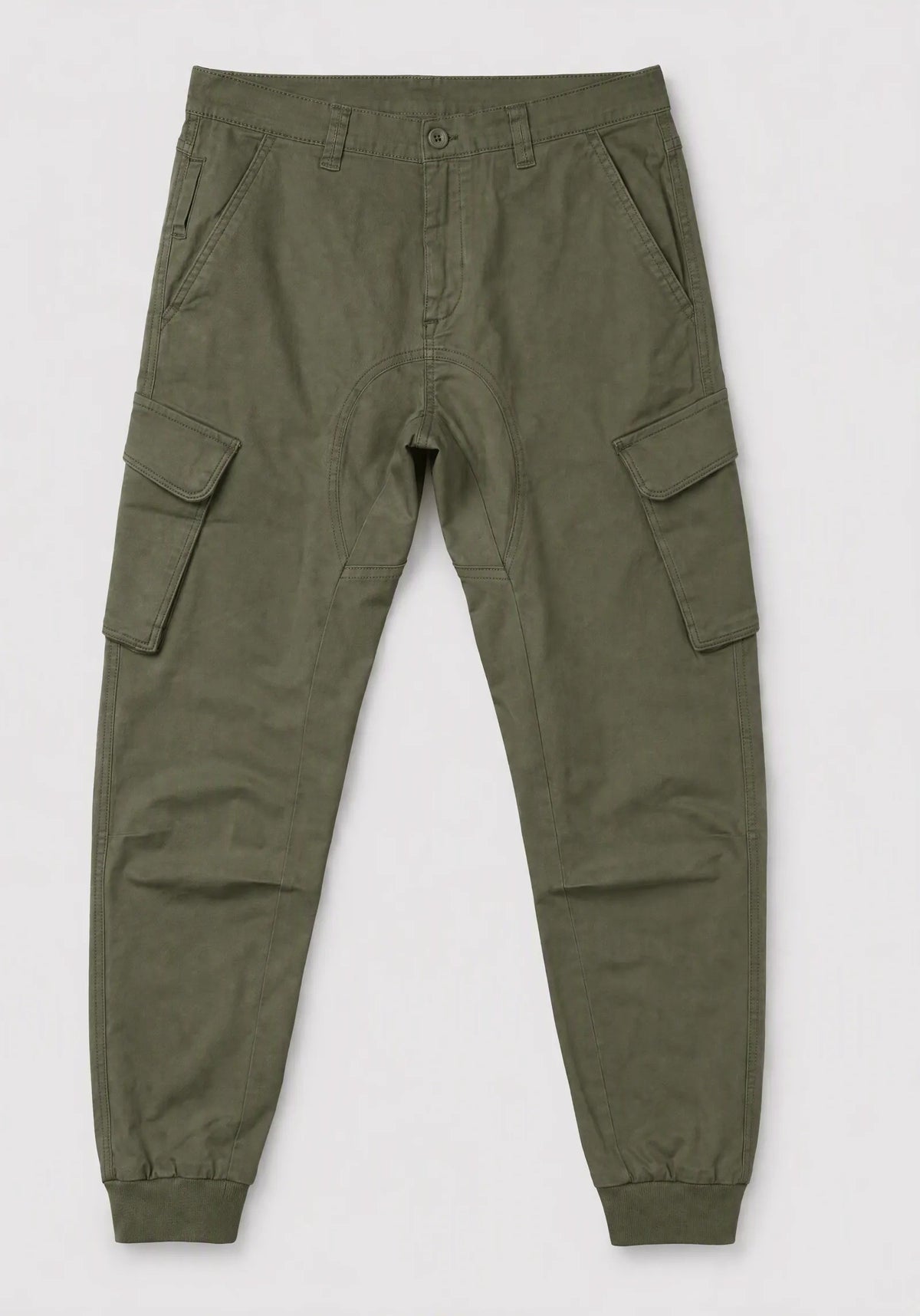 Pantaloni Cargo Jogger|Colore:Verde militare