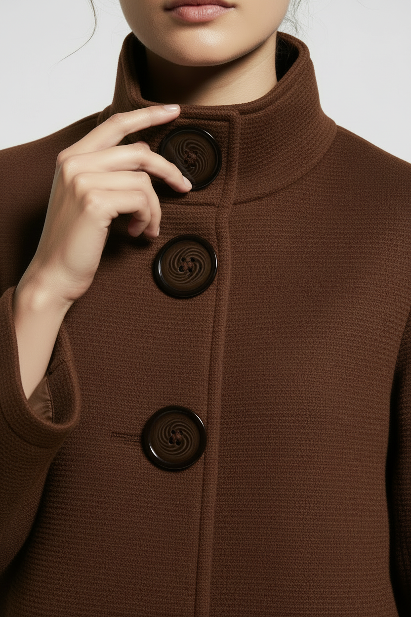 Cappotto  trapezio|Colore:Marrone