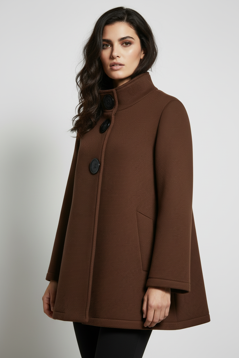 Cappotto  trapezio|Colore:Marrone