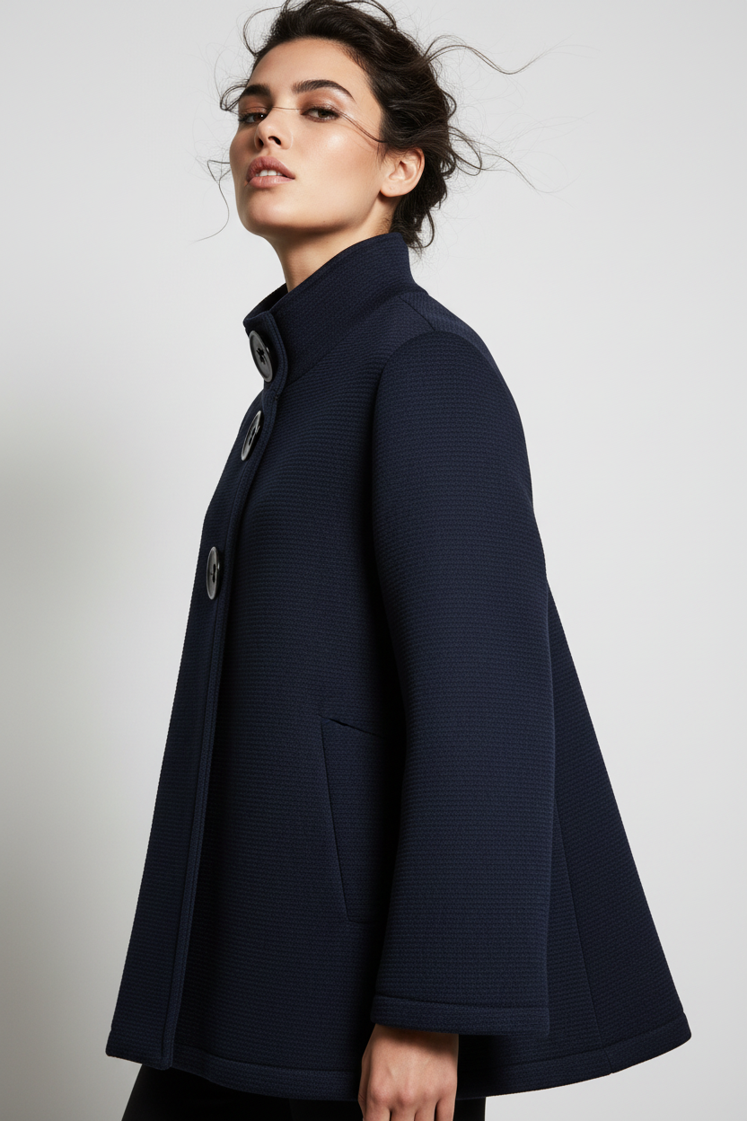 Cappotto  trapezio|Colore:Blu