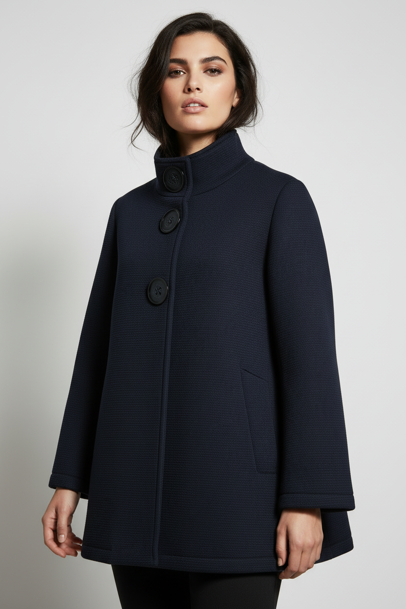 Cappotto  trapezio|Colore:Blu