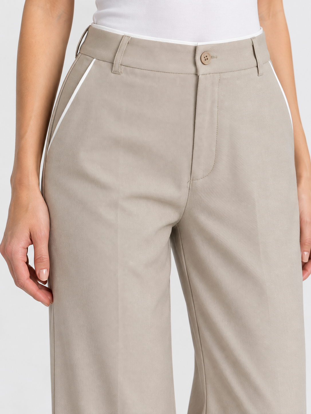 Pantalone chino|Colore:Beige