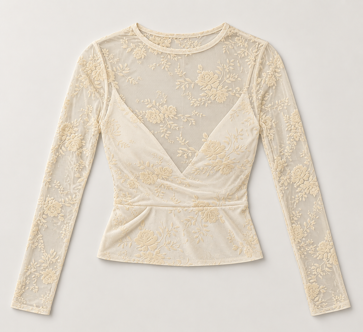 Maglia Flocked  Mesh|Colore:Bianco