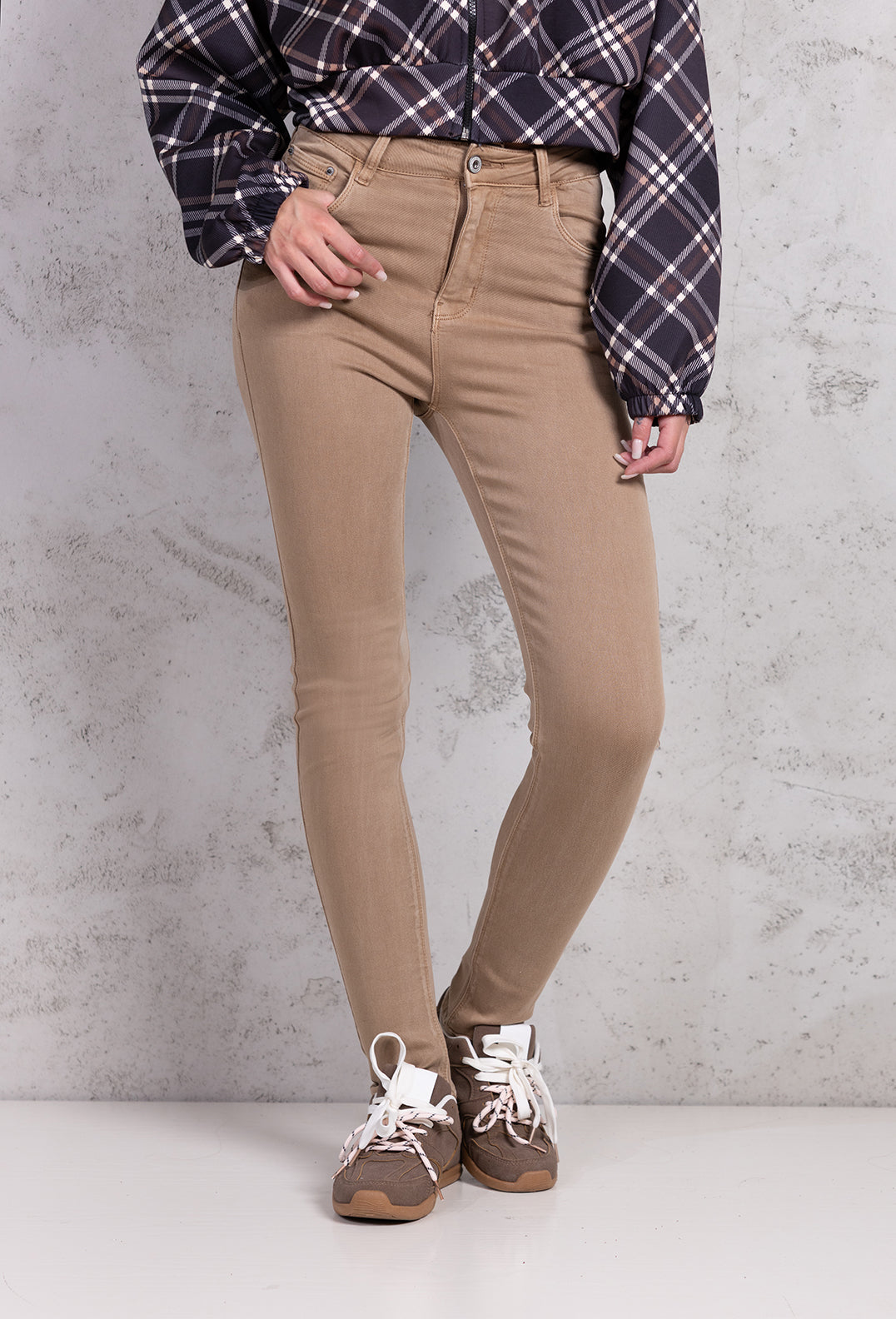 Jeans Skinny|Colore:Beige
