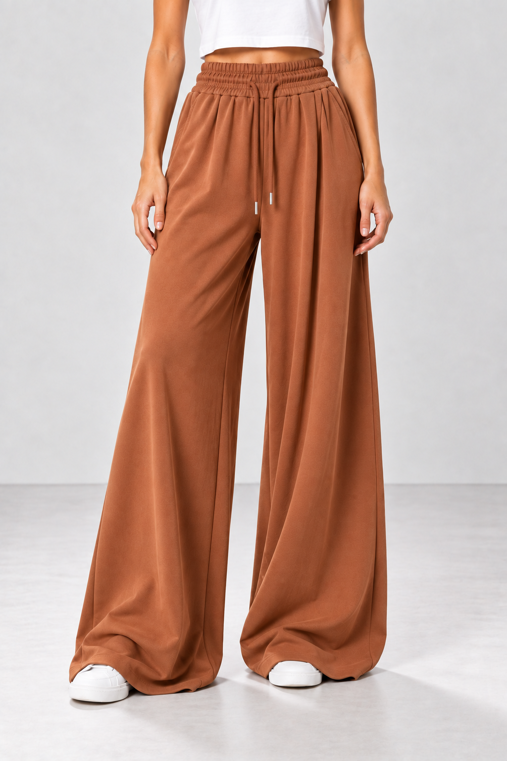 Pantaloni extra palazzo|Colore:Toffee