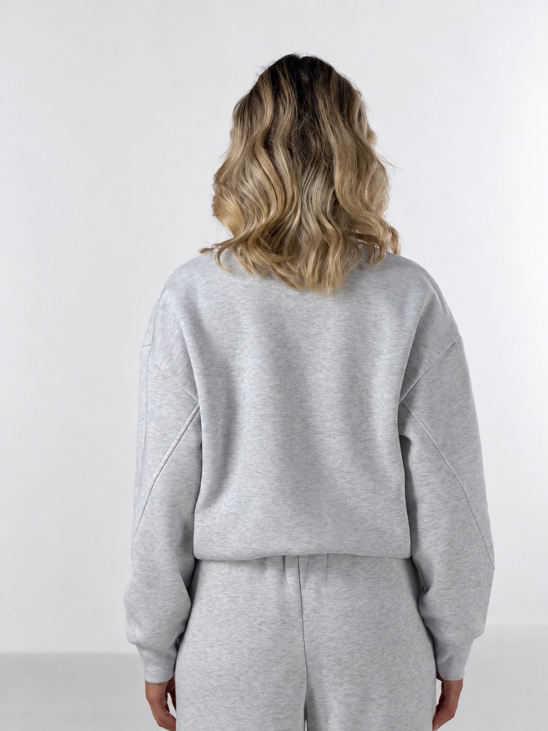 Felpa College|Colore:Light ash grey