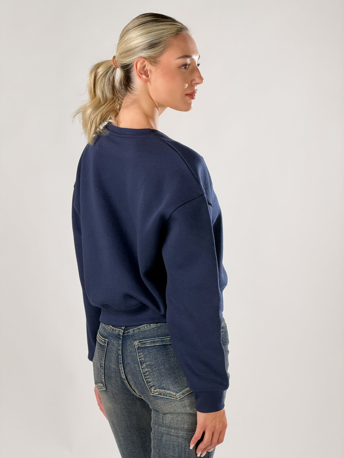Felpa little puppies|Colore:Blu navy