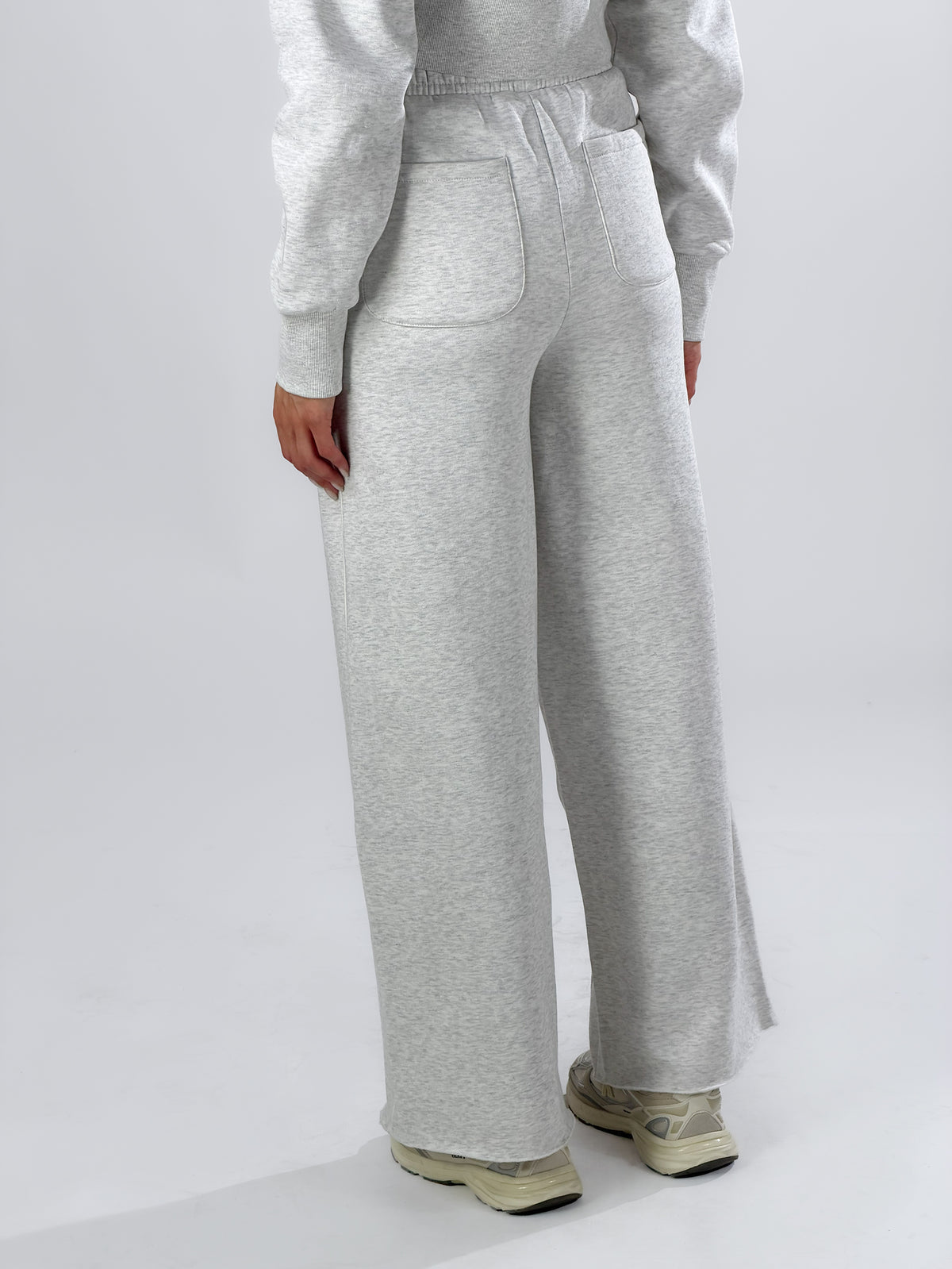 Pantafelpa con profilo in rileivo|Colore:Ash grey