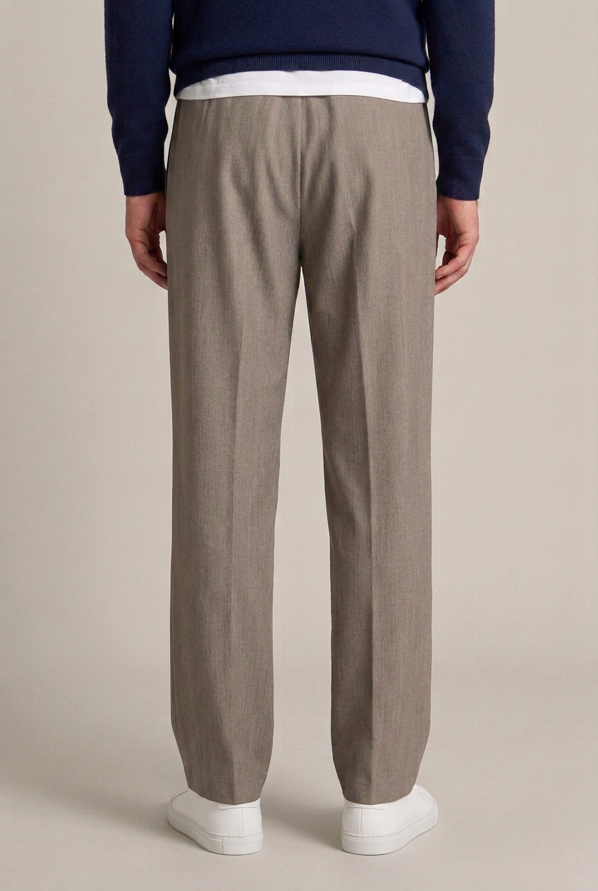 Pantalaccio stile sartoriale|Colore:Beige melange