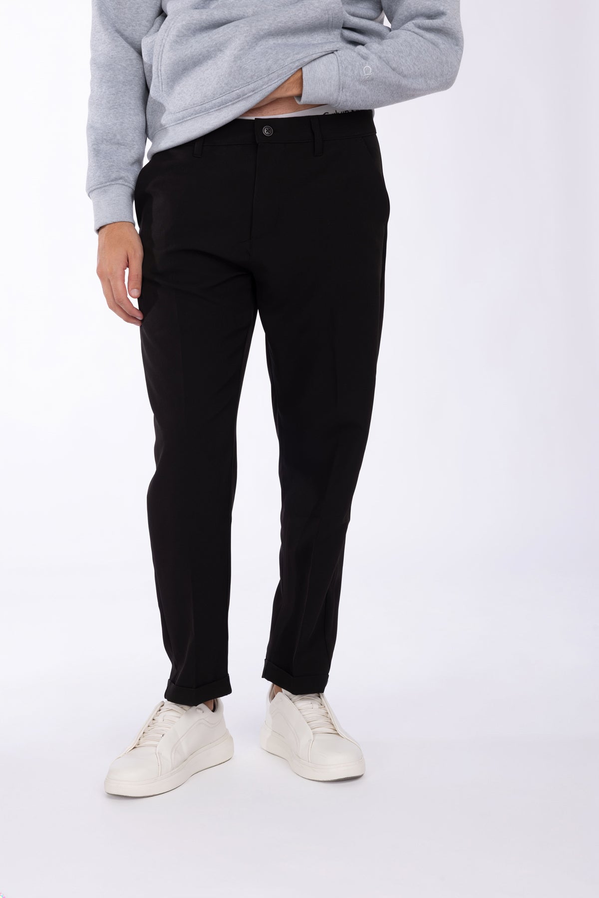 Pantaloni tasche a filo |Colore:Nero