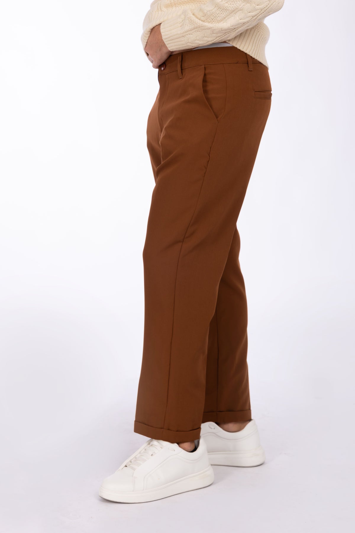 Pantaloni tasche a filo |Colore:Moro