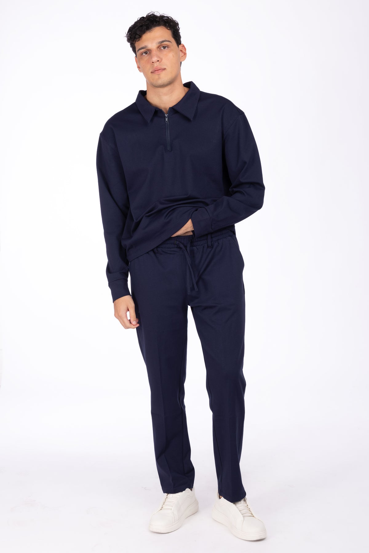 Pantalone girovita con elastico|Colore:Blue