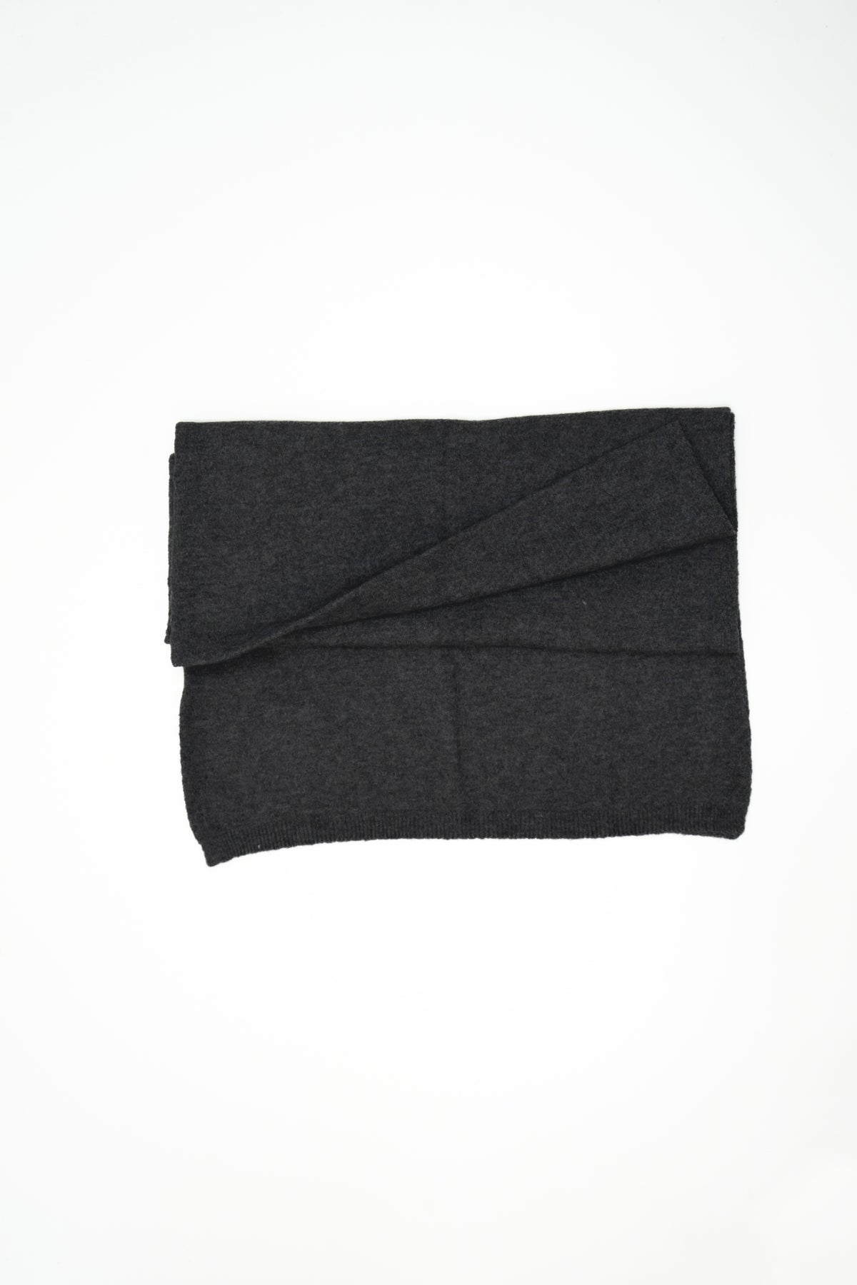 Sciarpa in maglia rasata tricot|Colore:Grigio
