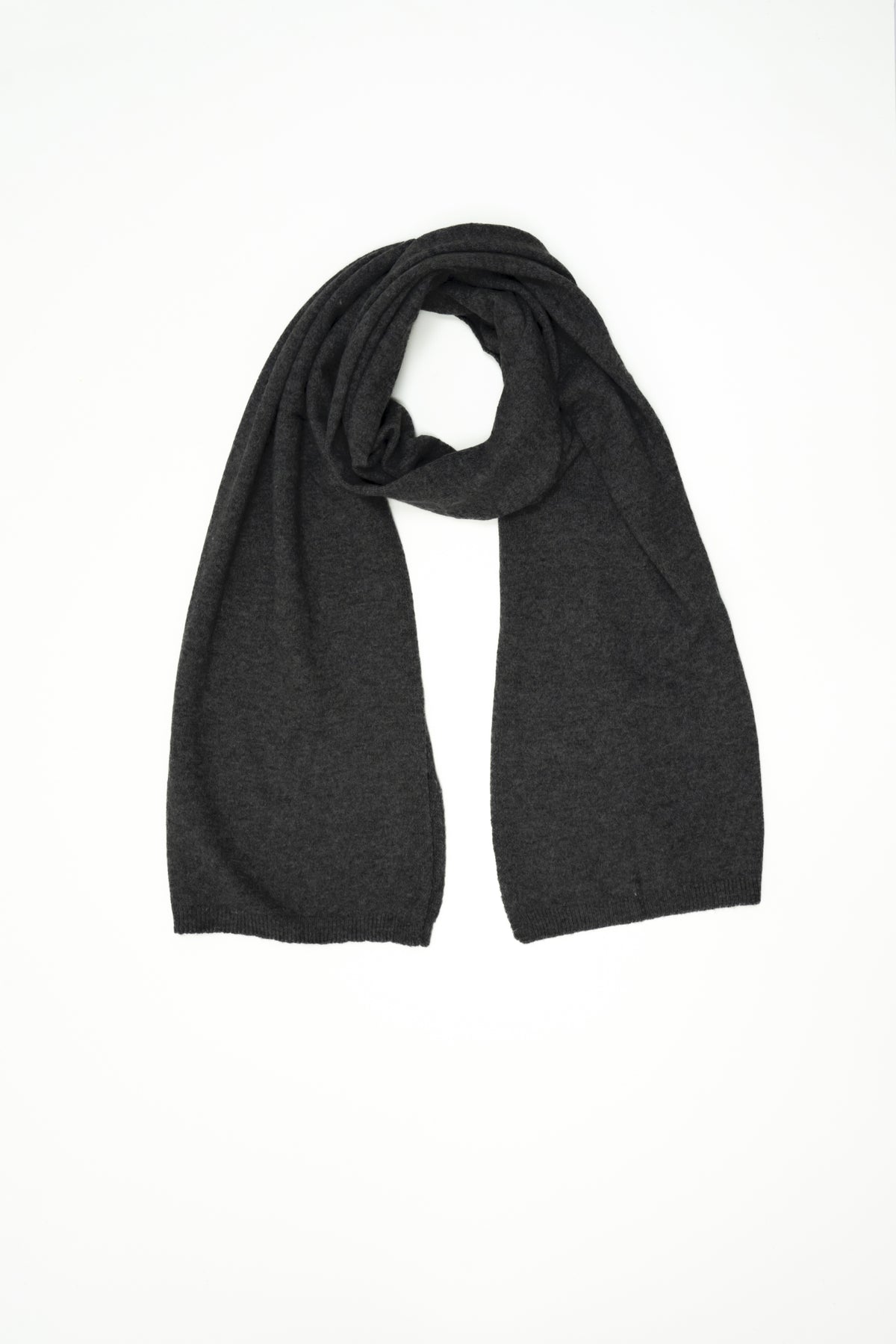 Sciarpa in maglia rasata tricot|Colore:Grigio