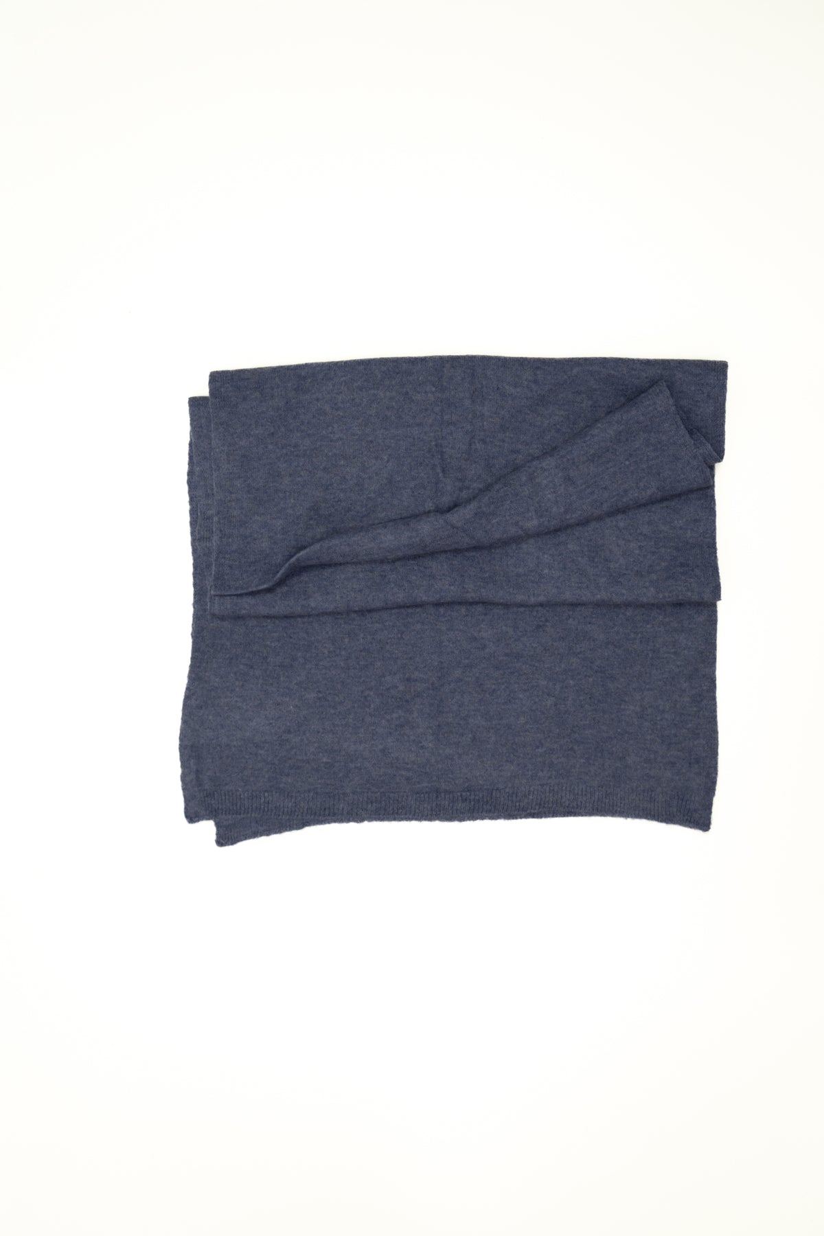 Sciarpa in maglia rasata tricot|Colore:Blu