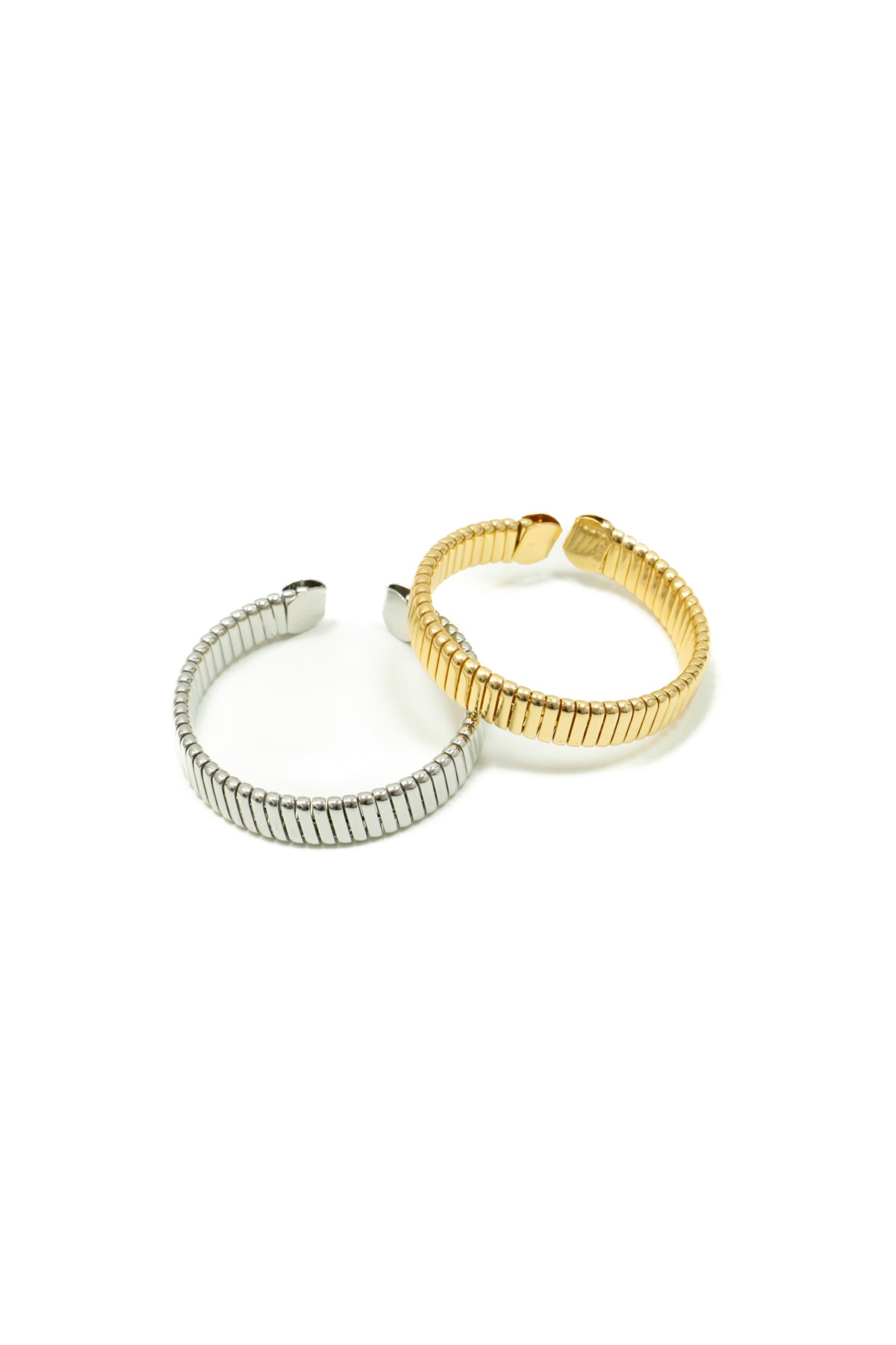 Bracciale rigido a semicerchio|Colore:Argento