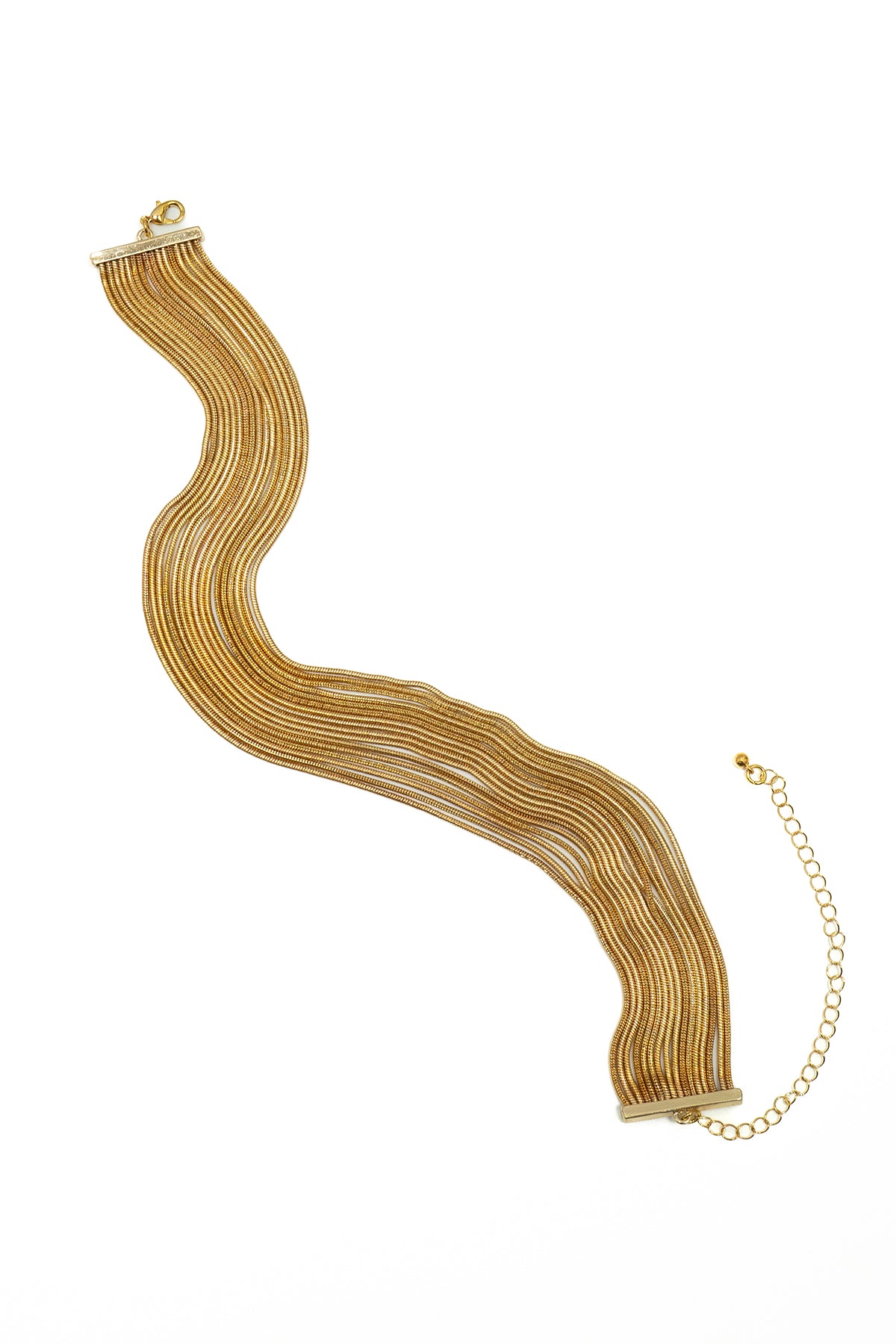 Collana multifilo|Colore:Oro