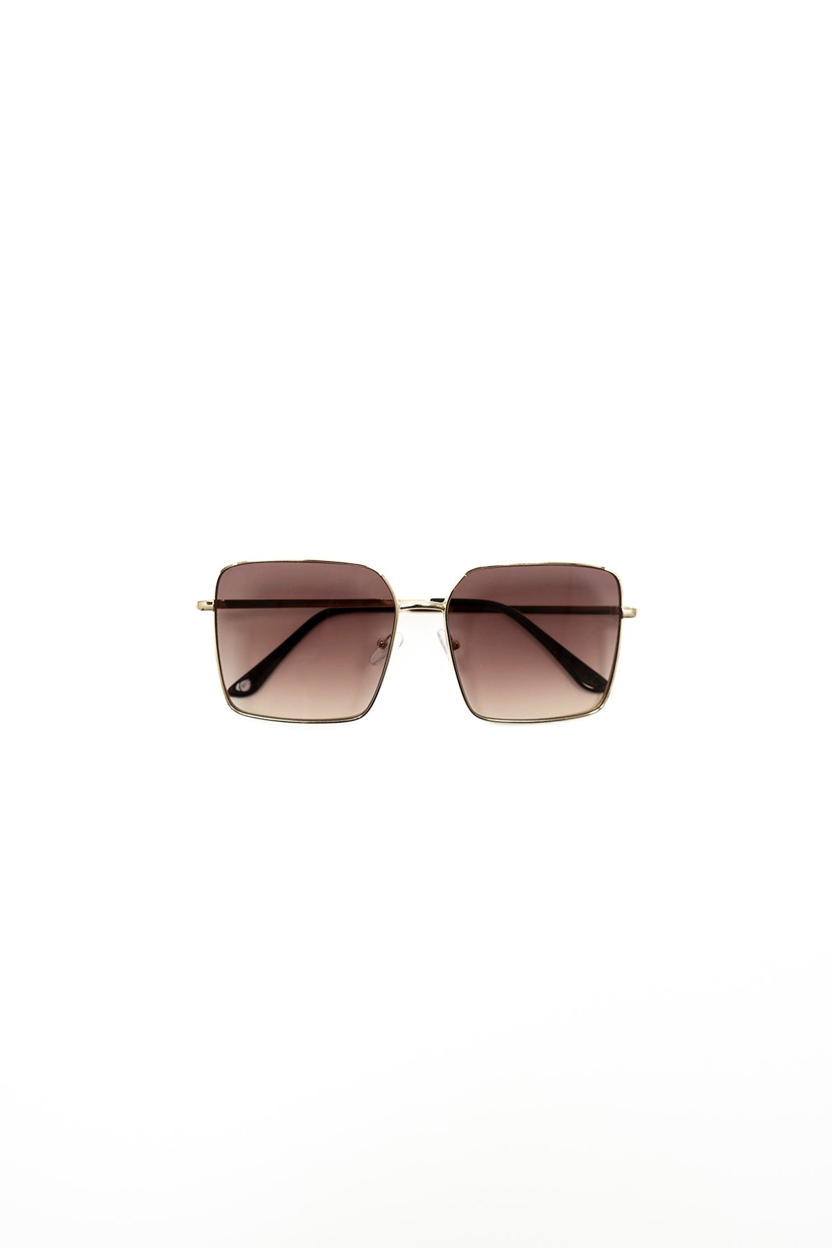 Occhiali forma quadrata con lenti sfurmate|Colore:Oro/rosa