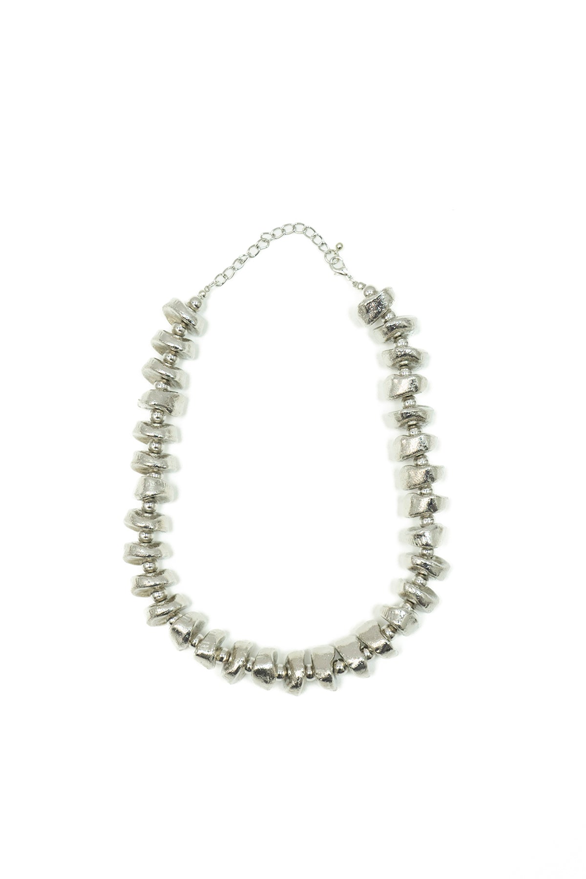 Collana geometrica|Colore:Argento
