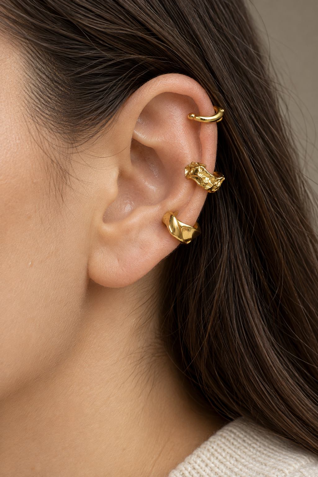 Ear cuff |Colore:Oro/argento