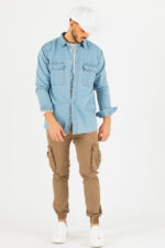 Camicia jeans 4 fori - immagine 4