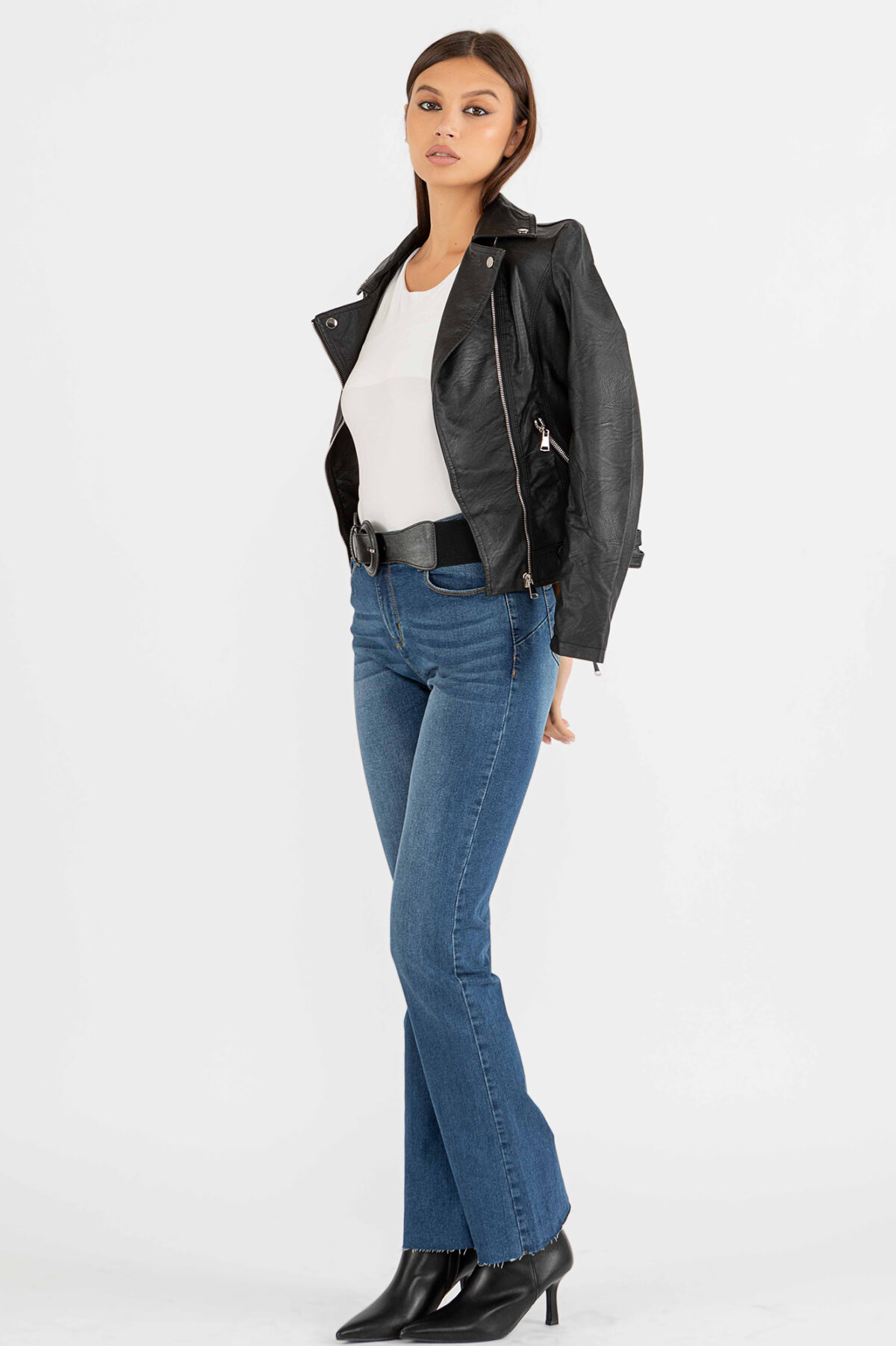 Jeans zampa taglio vivo - immagine 2